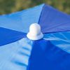 Outsunny 4-Delige Kindermeubelset Tuin - Tafel, 2 Klapstoelen, Parasol - Groen Haaiendesign Voor 3-6 Jaar