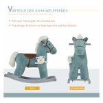 Dit pluche hobbelpaard van HOMCOM is een klassieker bij kinderspeelgoed