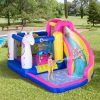 Opblaaspomp Voor Springkussens Opblaasbaar Springkasteel Opblaasbaar Kasteel Met Pinguïnthema (Zonder Blazer) - Costway COSTWAY 450W Luchtblazer