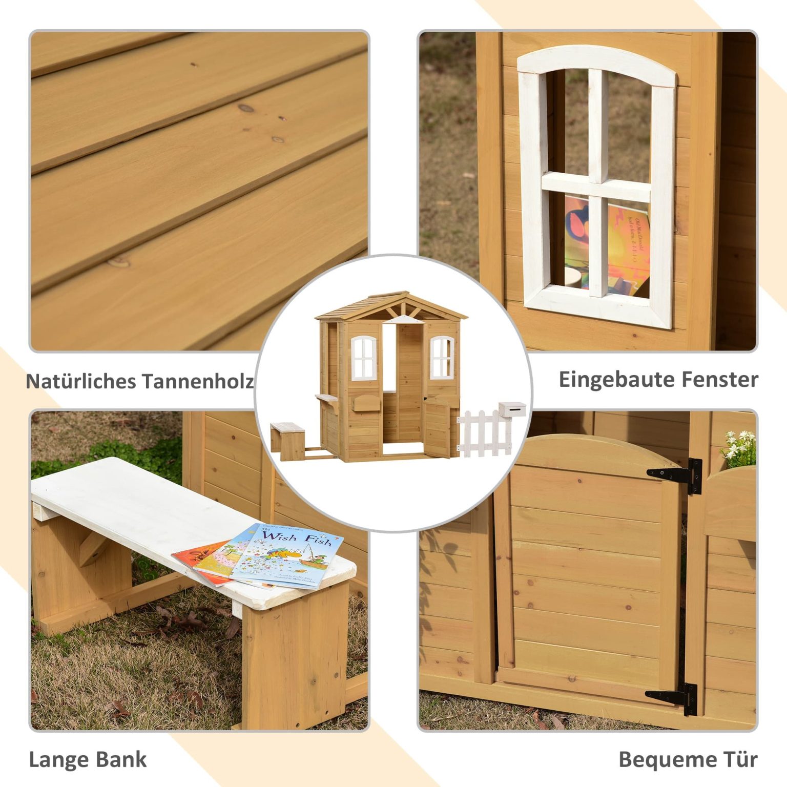 Houten Speelhuis Treehut Met Zandbak, Glijbaan En Schommel Dubbel Prestige Garden Houten Speelhuis Treehut Met Zandbak, Glijbaan En Schommel Dubbel Prestige Garden