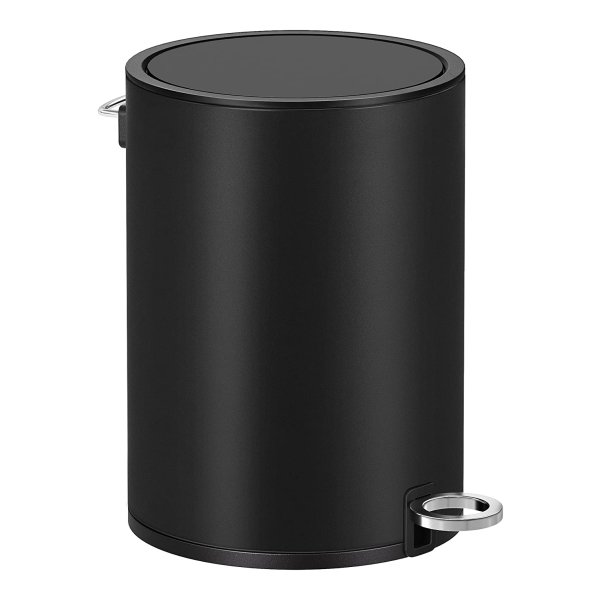 Cosmetica-Emmer, 3 Liter, Vuilnisemmer Badkamer, Kleine Afvalemmer Met Deksel, Softclose