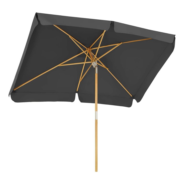 Doppler ACTIVE Balkonblende – Rechteckiger Sonnenschirm ideal für den Balkon –Plus Sichtschutz – 180x130 cm – Anthrazit