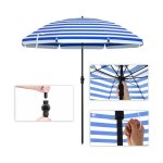 COSTWAY Hawaï Parasol met inklapbare standaard, kantelbaar, tuinparasol, marktparasol