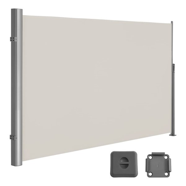Zakluifel, Zijwand, Markies, İnkijkbescherming, Zonwering, Rolgordijn, Voor Balkon, Terras En Tuin, Beige