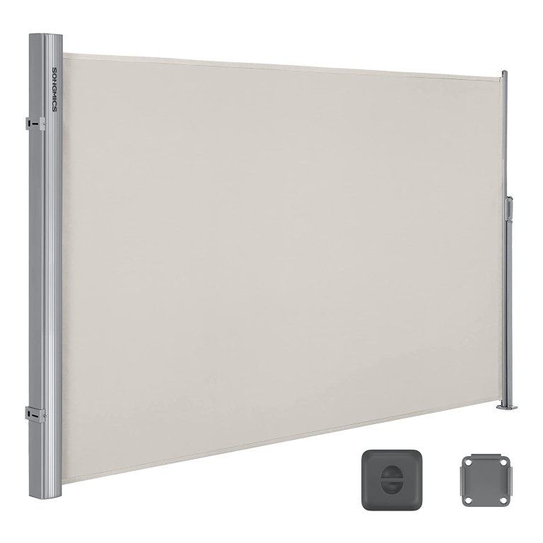 Schaduw Zeil Zonnescherm Zeil 1 x 3 m Waterafstotend Polyester 98% Uv-bescherming Luifel zonnescherm tuin incl bevestigingstouwen voor Tuin Balkon Dak Zwembad, Taupe Schaduw Zeil Zonnescherm Zeil 1 x 3 m Waterafstotend Polyester 98% Uv-bescherming Luifel zonnescherm tuin incl bevestigingstouwen voor Tuin Balkon Dak Zwembad, Taupe