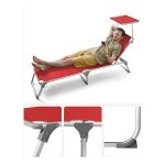 Zonneligstoel, Ligstoel, Tuinligstoel, Rugleuning Verstelbaar, Tuin