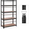 PROREGAL Wohnregal Motemo Made In Germany HxBxT 200x100x60 cm 5 Ebenen Je 150 kg Fachlast Matt