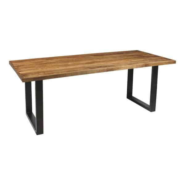 Eetkamertafel- Exotisch Hout Magnolia- 200X100Cm- Natuurlijk