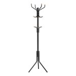 Kledingstandaard, hoogte 182 cm, standvastig, zwart, RCR19B, Kapstok