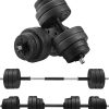 Verstelbare Dumbbell - 2kg t/m 20kg - Professionele halters - 10 Dumbbells in één