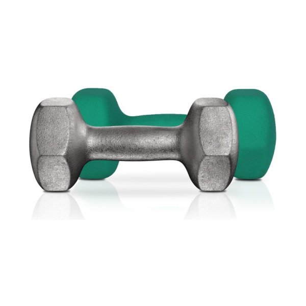 dumbbell set, gym, hexagon, krachttraining voor dames, matte afwerking, met dumbbell stand, neopreen coating, SYL68GN, thuis