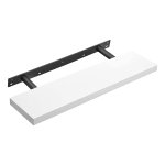 Wandplank – Zwevende Plank voor Boeken en Decoratie – 80x20cm – Wit