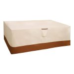 Afdekhoes Voor Tuinmeubelset (Tafel En Stoelen), Waterdicht En Kleurecht, Voor Buiten, Beige