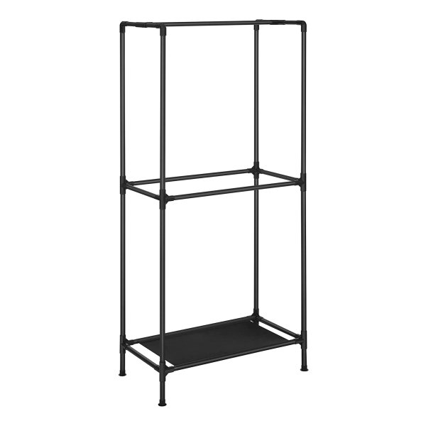 Kledingkast, Open, Kledingrek, Kledingstang, Kledingstang Voor Slaapkamer Met 3 Ophangstangen, Voor Slaapkamer, Wit