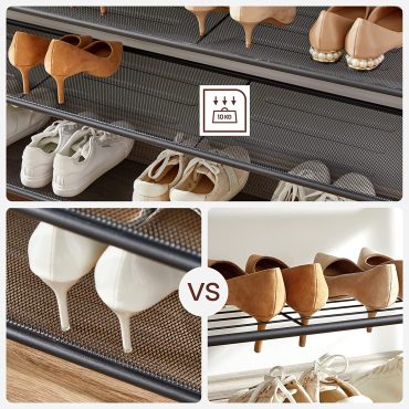 Vicco Schoenenrek, staand rek Sara, 8 planken, schoenenrek