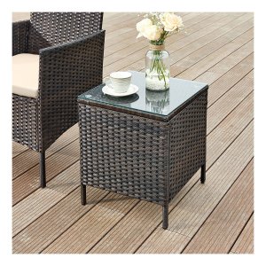 Balkonmeubel van PE polyrotan met tafel