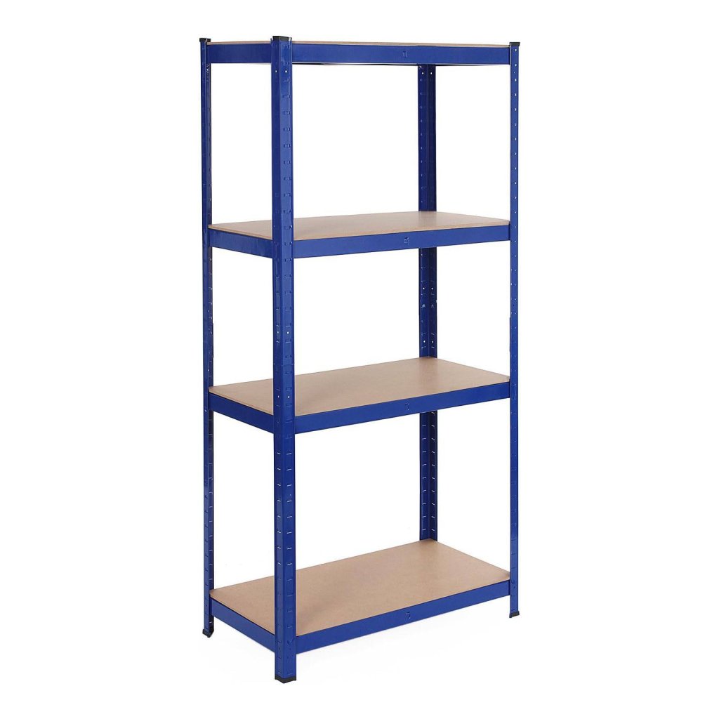 2 x zware stellingen, HxBxD 180x60x30 cm, draaglast 500 kg, 5 planken 2 x zware stellingen, HxBxD 180x60x30 cm, draaglast 500 kg, 5 planken