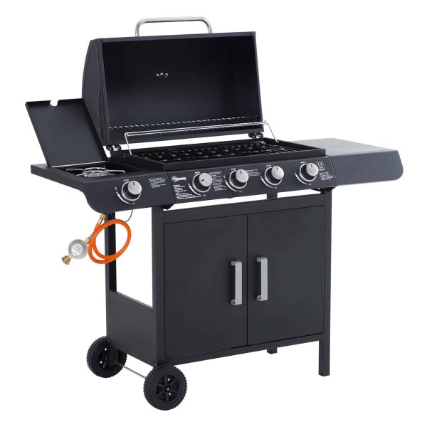 Gasbarbecue -zwart