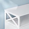 Lowboard Voor Televisie Tot 65 İnch, 147 Cm Lang, Televisietafel Met 3 Laden, 3 Open Vakken, 40
