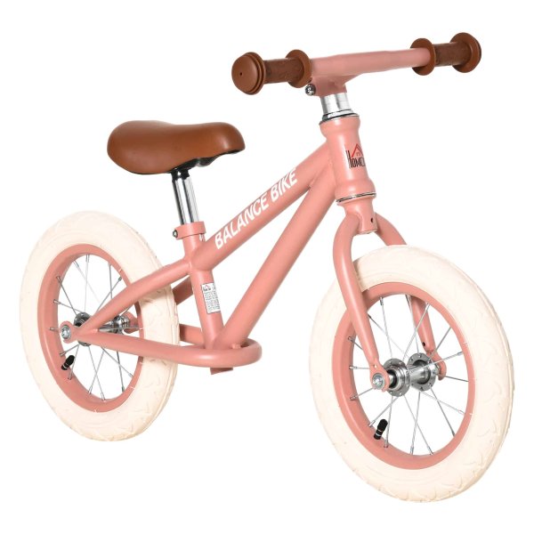 Loopfiets - SportyBike - Verstelbaar Zadel – Luchtbanden - Roze