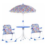 Kinderzitgroep - Inklapbare stoelen - Blauw