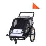 Kinderfietskar  - Opvouwbaar - Gaasdeur - Zwart