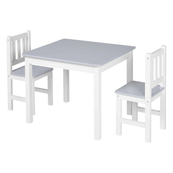 Kinderzitgroep - Zaza Home - Speels en Stijlvol - Grijs/Wit