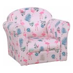 Kinderbank – MiniMeubel - roze flamingo patroon - meisjes