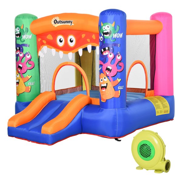 Springkasteel - Monster-Mdesign - Blazerglijbaan - Geschikt voor kinderen