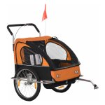 Kinderfietskar - Robuust - Regenbescherming - Oranje