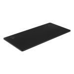 Zwart Bureaublad Met Gladde Randen, 120 X 60 X 1,8 Cm, Melamine Coating, Mdf - Elektrisch Bureau Tafelblad