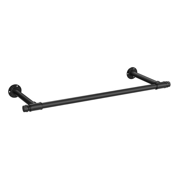 Wandgarderobestang - Industrieel Kledingrek - Metalen Kapstok - 60 kg Draagkracht