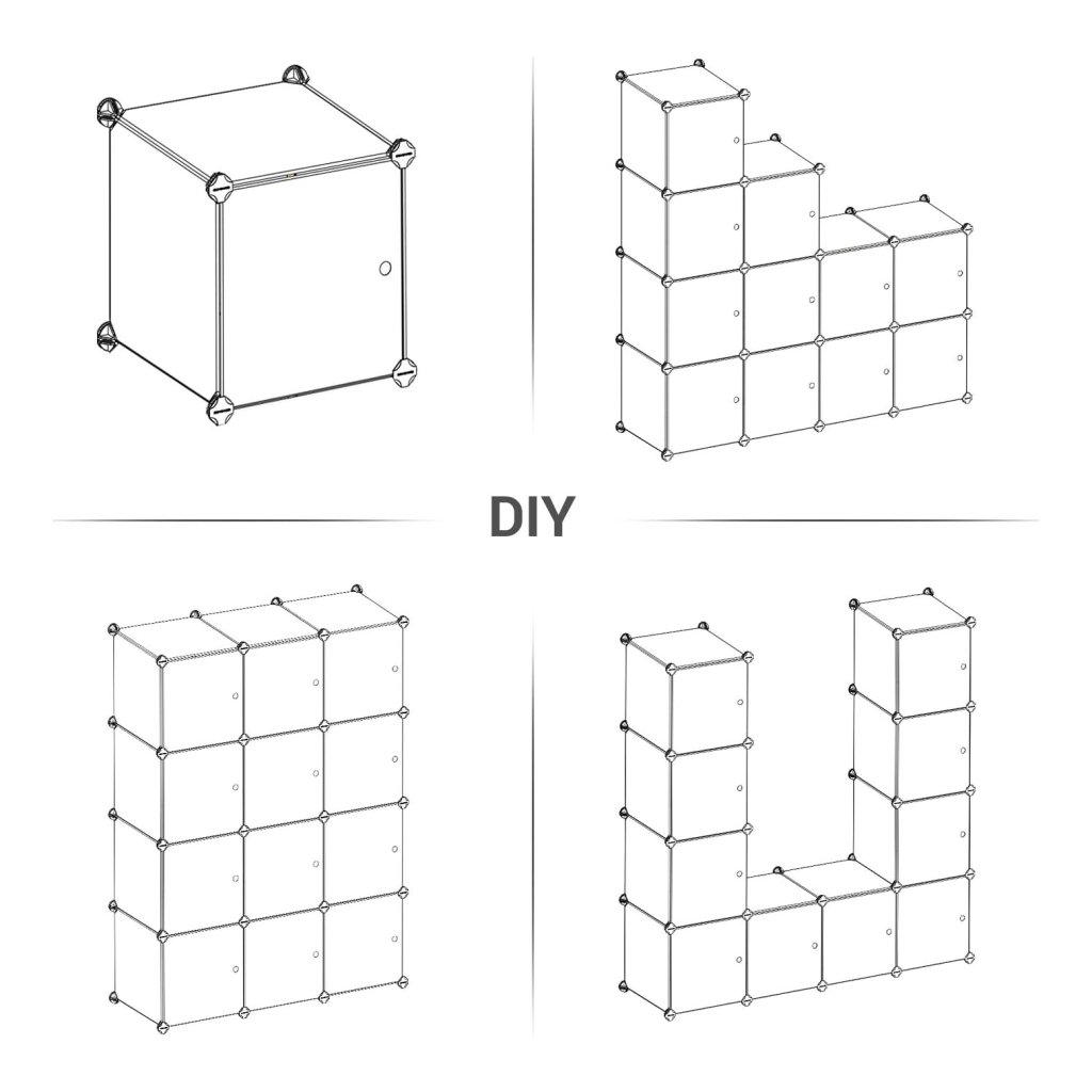 Rekkensysteem met 5 planken | Koop bij SONGMICS