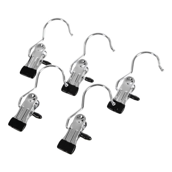 50 Stuks Metalen Kledinghangers Anti-Slip 4.5 X 10.5 Cm - Klemhaakjes - Laarzenhanger Broekhanger