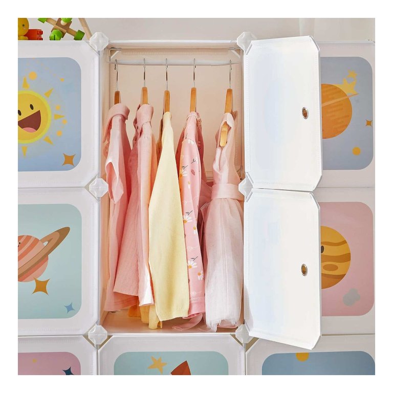 Organizer voor T-shirts, kledingkast, stapelbare kledingkast voor