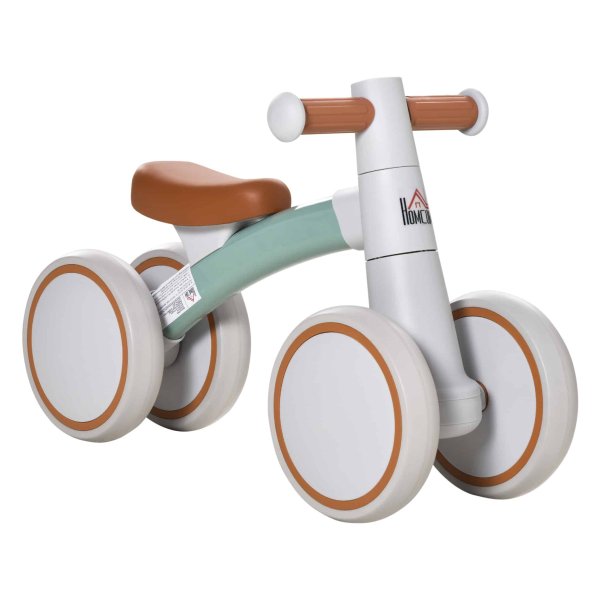 Loopfietsje - Zaza Home - Slijtvaste wielen - Eerste fiets - Bruin + Groen