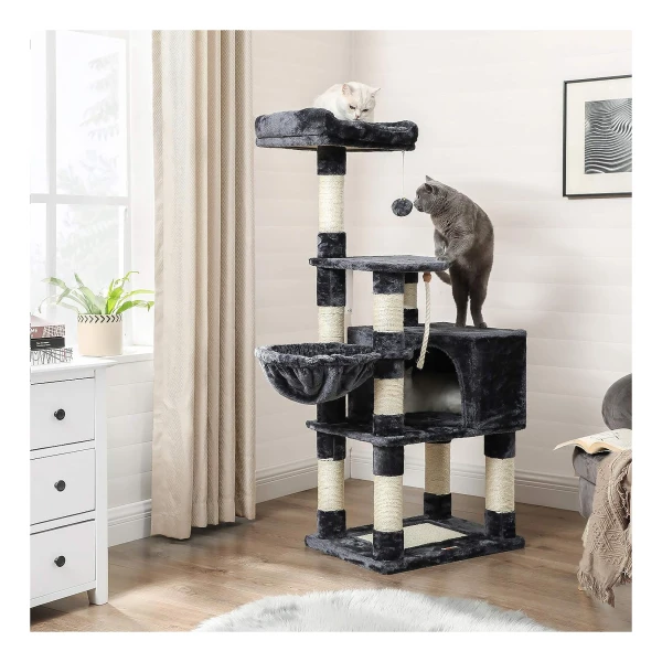 VOUNOT Krabpaal, stabiele kattenboom, klimboom voor katten, met