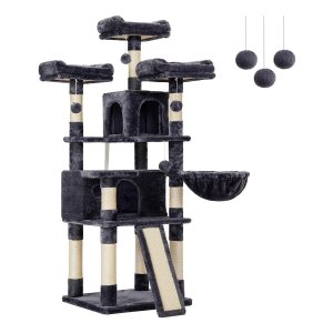 Krabpaal, Xxl Krabpaal, 172 Cm, Rookgrijs