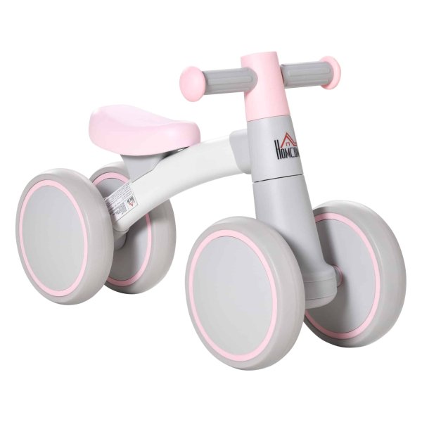 Loopfietsje - Zaza Home - Slijtvaste TPU wielen - Eerste fietsvoertuig - Roze