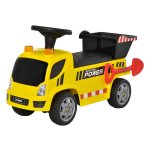 Graafmachine - Geel Voertuig met Kiepbak - Stoel met Opbergruimte - Rijdend