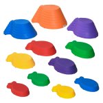 Balansstenen - Zaza Home - Antislip - Stapelbaar - Grijs