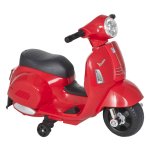 Kindermotorfiets - Turbo Power - Snelheid en LED-verlichting - Rood