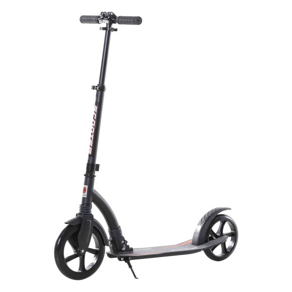 Kinderstep - SmartRide - Schokdemping - Inklapbaar - Zwart