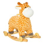 Schommelpaard - Pluchen Dier - Babyschommel - Gele tinten
