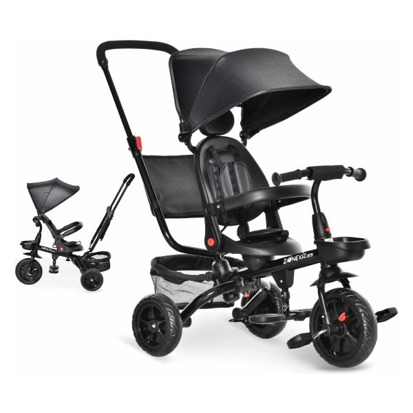 Kinderwagen - ComfortRides - Verstelbare duwstang - Opvouwbaar