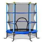Trampoline - Tuintrampoline - Veiligheidsnet - Blauw