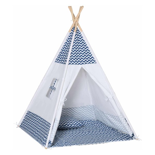 Tipi Speeltent voor Kinderen - Avontuurlijk en Knus - Blauw