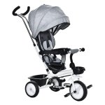 Kinderwagen - Luxe KinderGear - Omkeerbaar - Verstelbaar - Grijs & Wit
