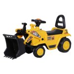 Kindergraafmachine - PowerKids - Opsteekgraaf met claxon - Geel