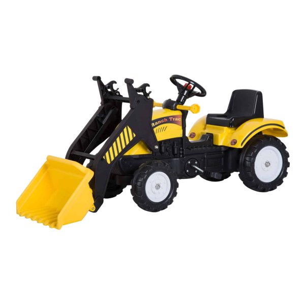 Tractorfiets - Kinderfietsen - Met frontlader - Zwart